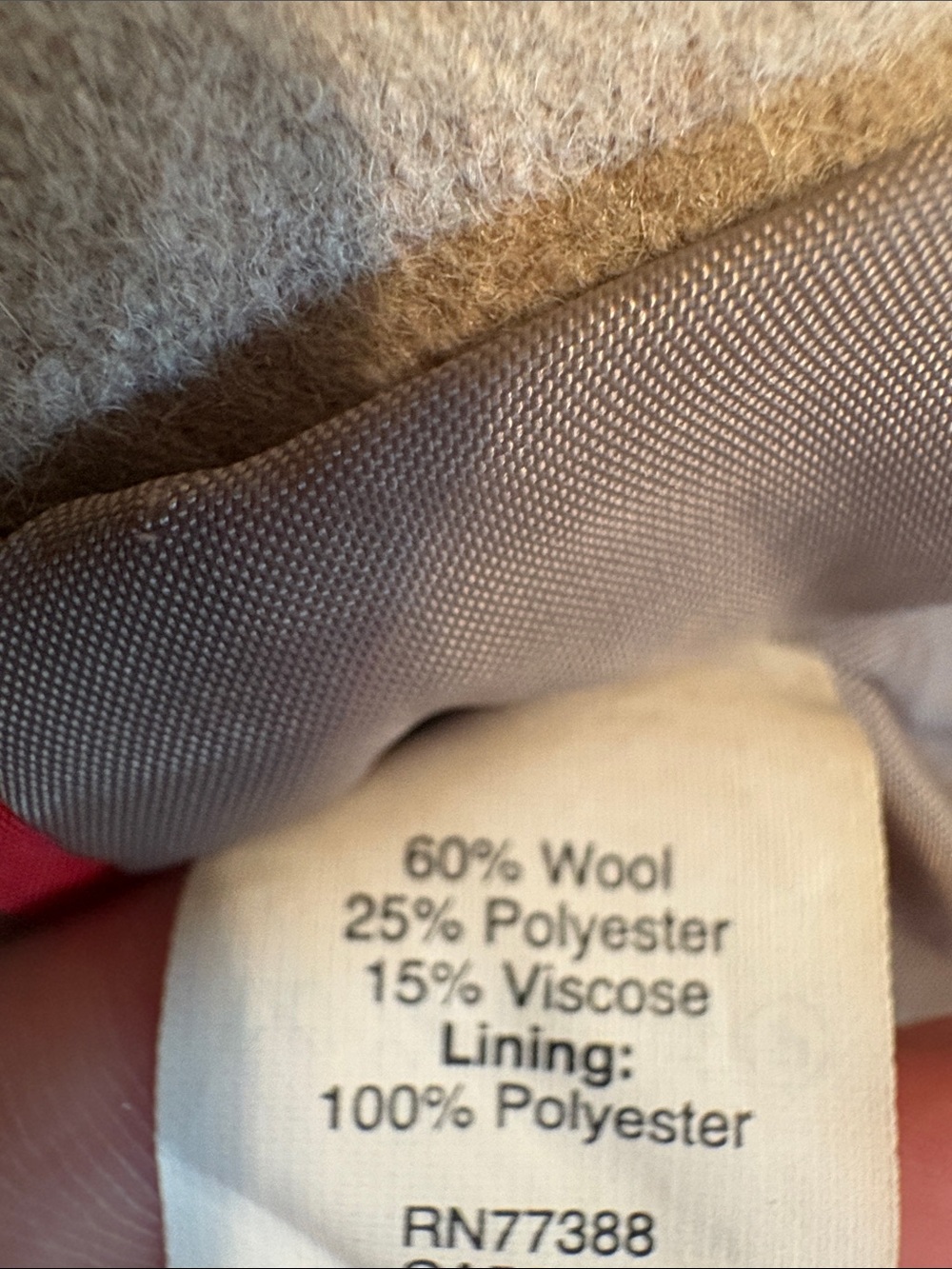 J. Crew Taupe Wool-Blend Cocoon  Coat - Picture 6 of 7
